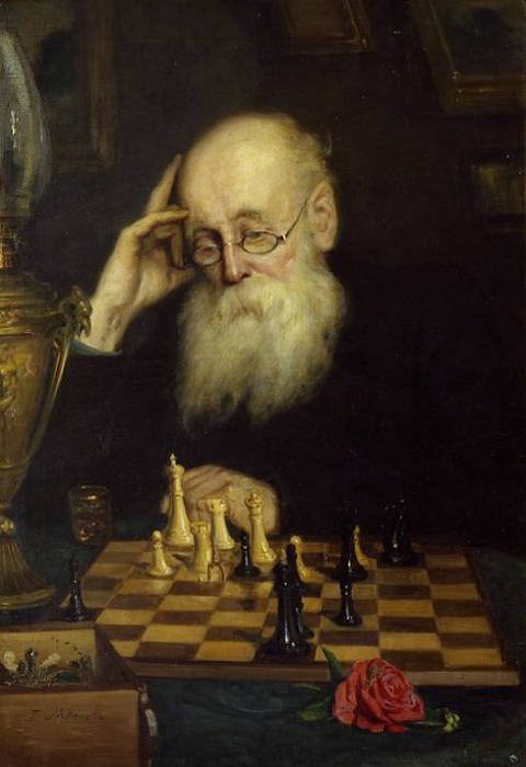 Grigori Miassoïedov le joueur d'échecs